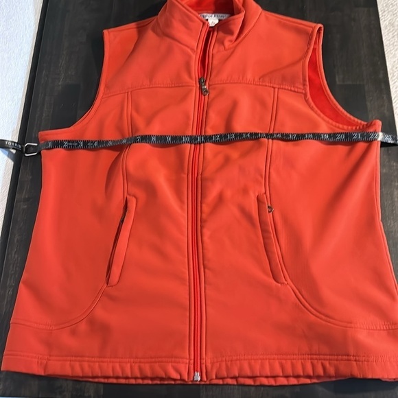 Pendleton Deep Orange Performance Vest Fuzzy Interior Size XL - Picture 6 of 7